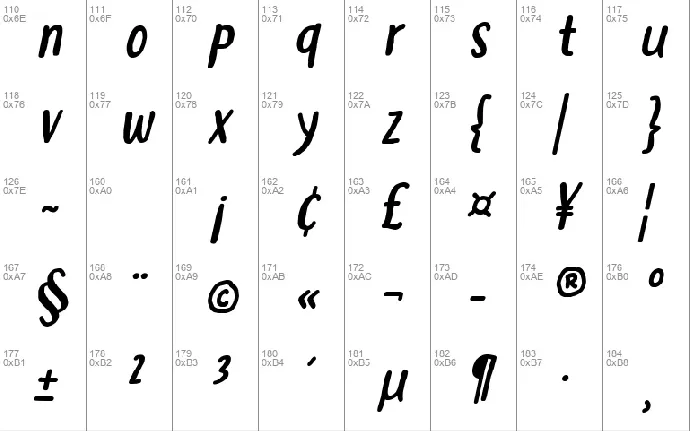 Hastoler font