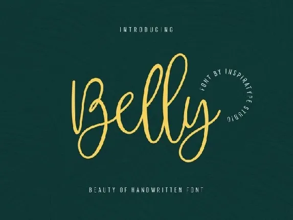 Belly Beauty Handwritten font