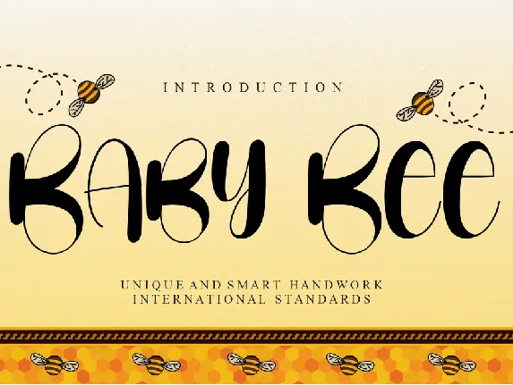 Baby Bee Script font