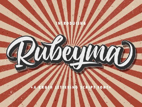 Rubeyma font