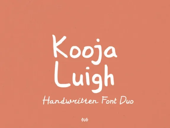 Kooja Luigh Duo font