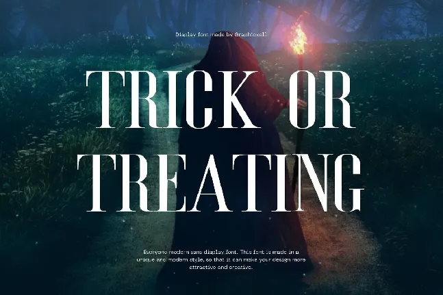 Trick or Treating font