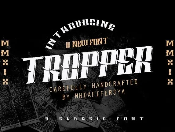 Tropper Typeface font