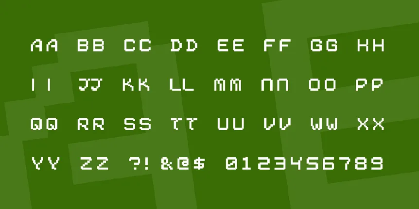 01 Digit2000 font