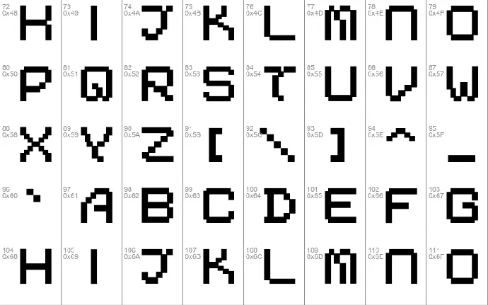 01 Digit2000 font