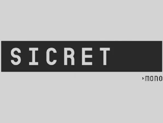 Sicret Mono Sans Family font