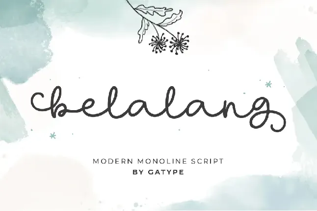 Belalang Typeface font