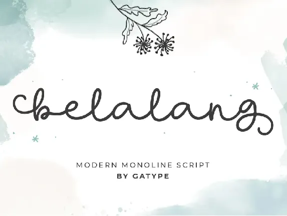 Belalang Typeface font