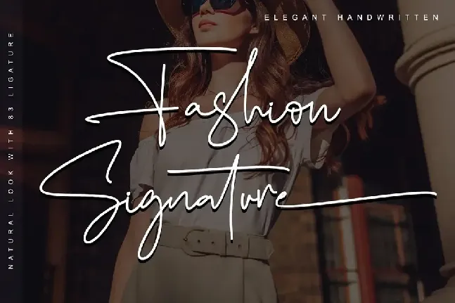 Fashion Signature font