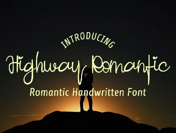 Highway Romantic font