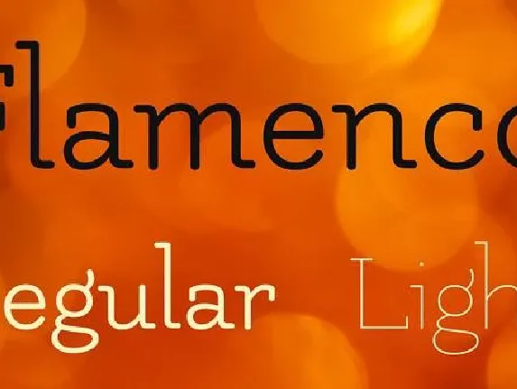 Flamenco Family font