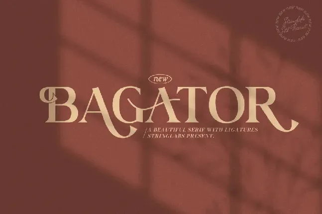 Bagator font