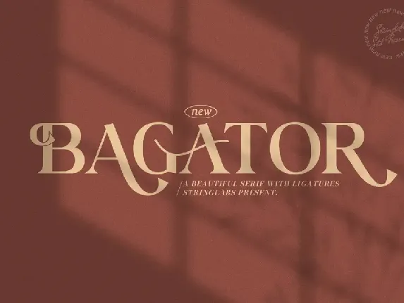 Bagator font