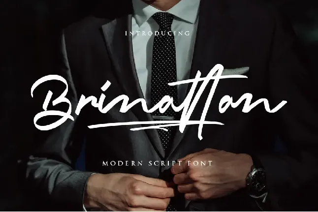 Brinattan font