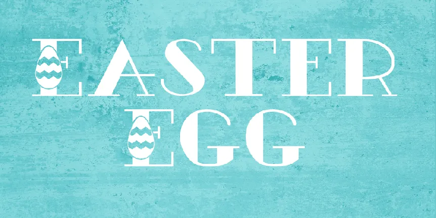 Easter Egg font