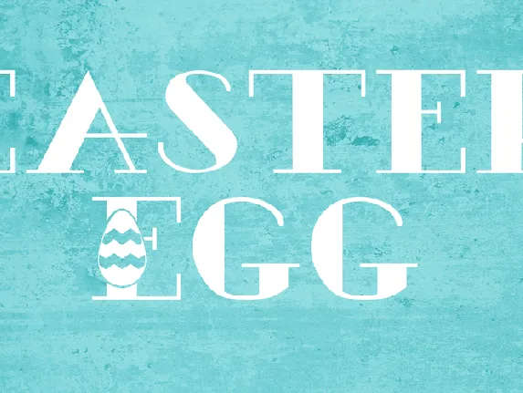 Easter Egg font