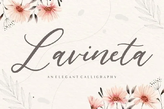 Lavineta Elegant Calligraphy font