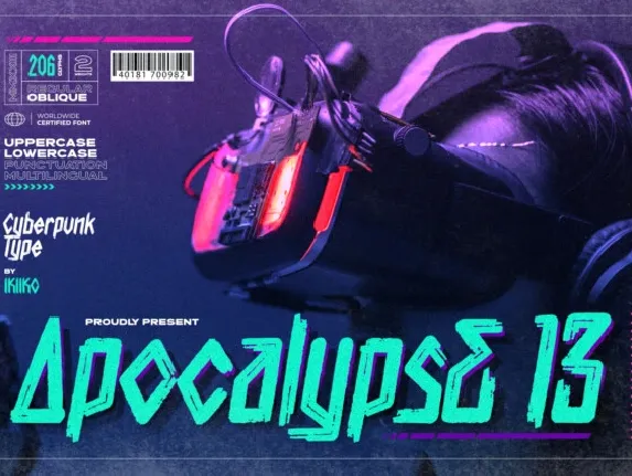 Apocalypse 13 font