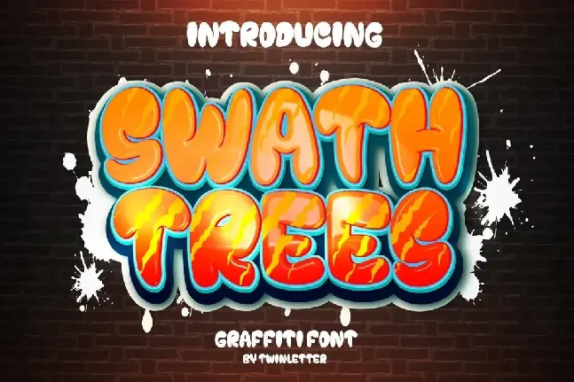 Swath Trees font