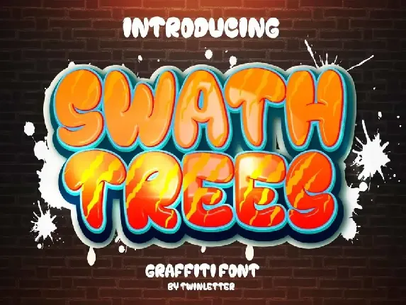 Swath Trees font