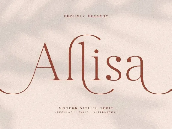 Allisa font