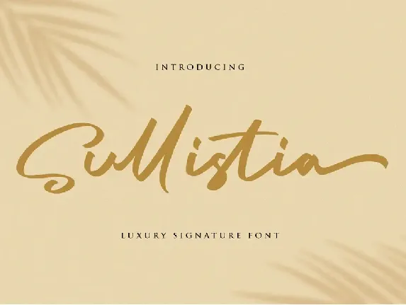 Sullistia font