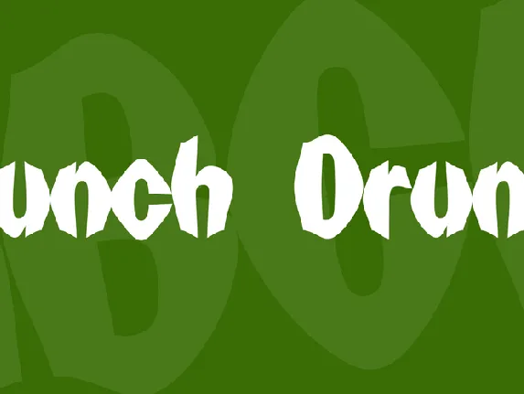 Punch Drunk font