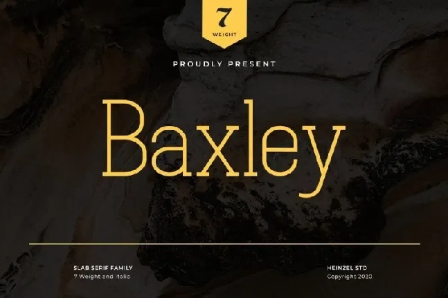 Baxley Slab Serif font