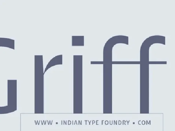 Griff Family font