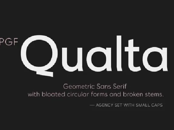 PGF Qualta Family font