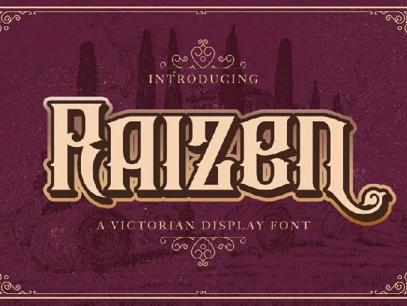 Raizen font