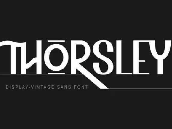 Thorsley Display font