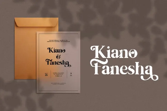 Kiano Serif font