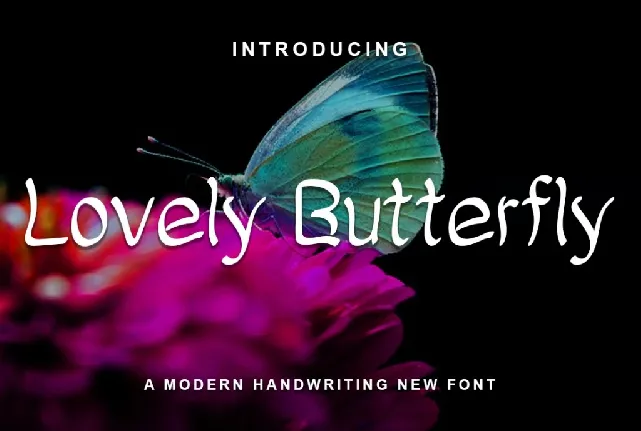 Lovely Butterfly font