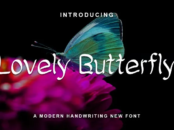 Lovely Butterfly font