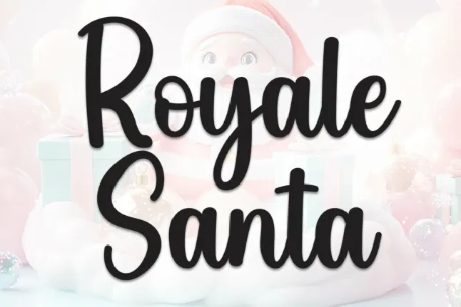 Royale Santa Script font