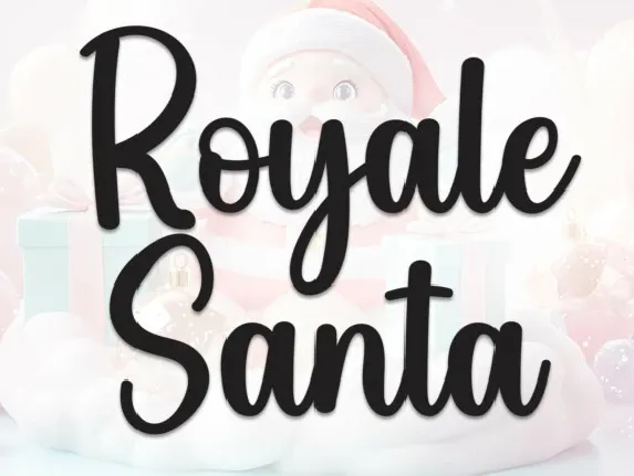 Royale Santa Script font