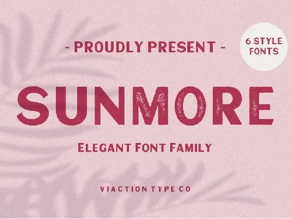 Sunmore font