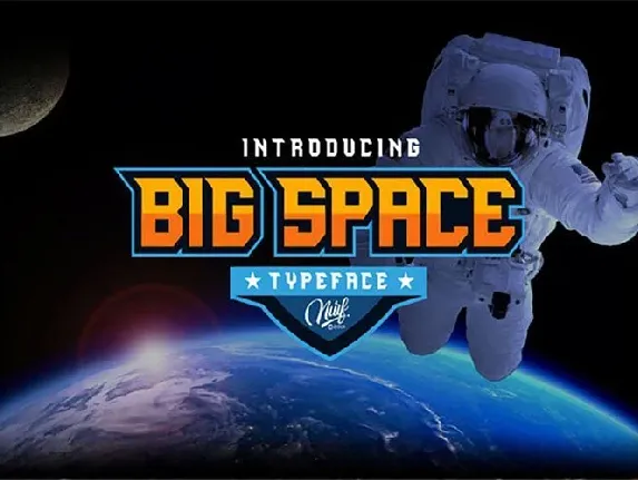 Big Space font