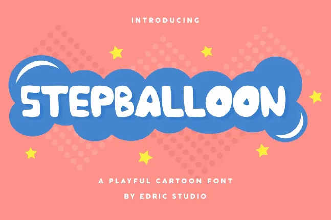 Stepballoon Demo font