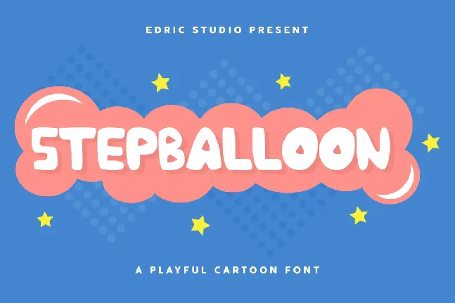 Stepballoon Demo font