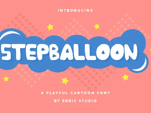 Stepballoon Demo font