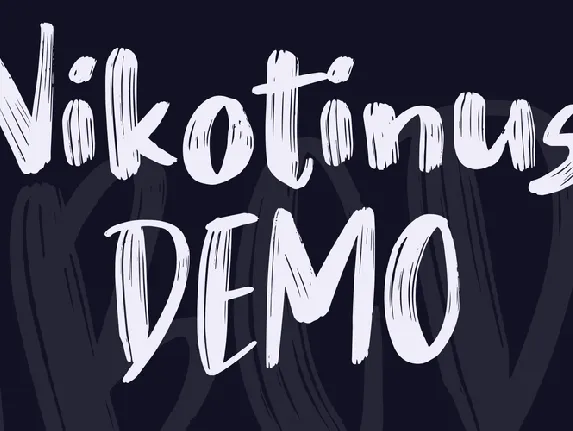 Nikotinus DEMO font