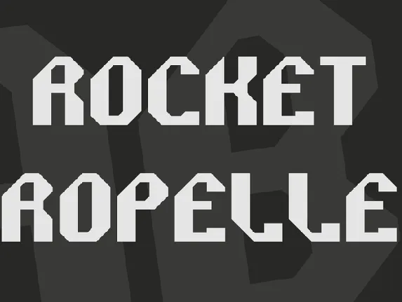 Rocket Propelled font