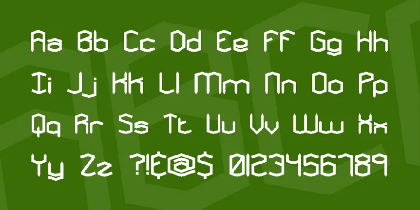 Mysterons BRK font