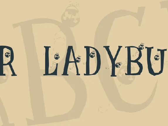 KR Ladybug font