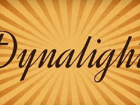 Dynalight font