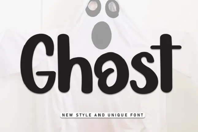 Ghost Display font