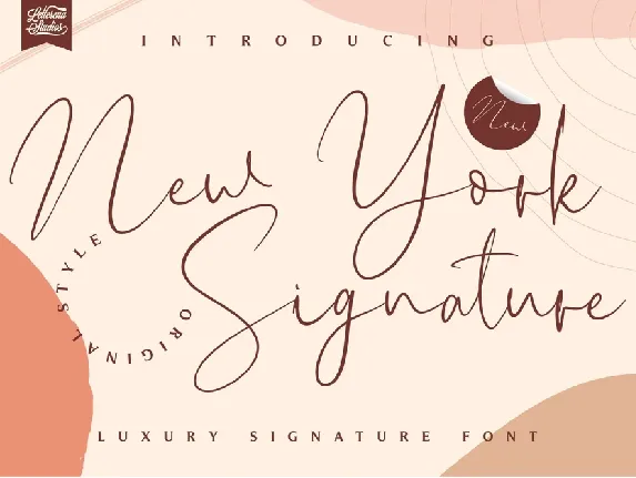 New York Signature font