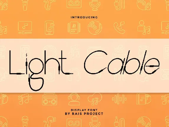 Light Cable Demo font